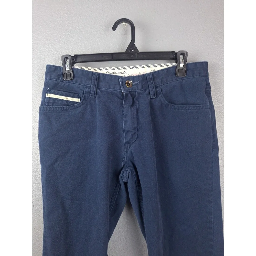 Vans Customade Anthony Van Engelen AVE Chino Pants Mens 32x29 Navy Blue Straight - Picture 2 of 11